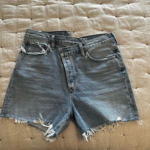 Agolde Criss Cross shorts